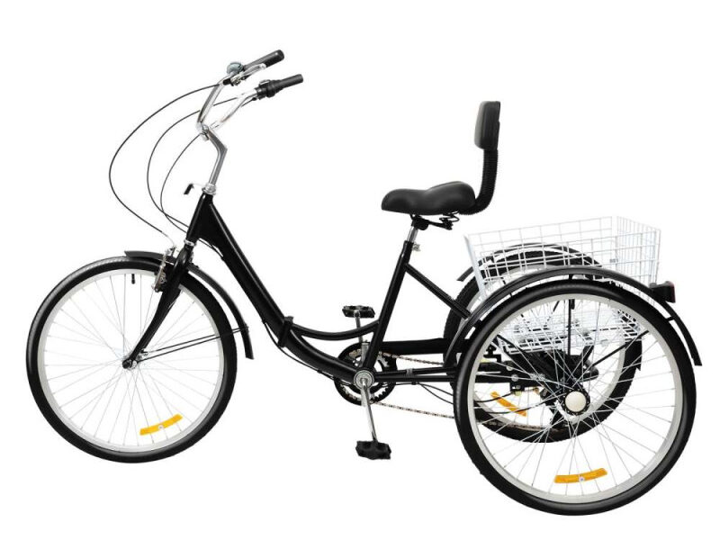 Електровелосипед триколісний LVLONG 24" 500W