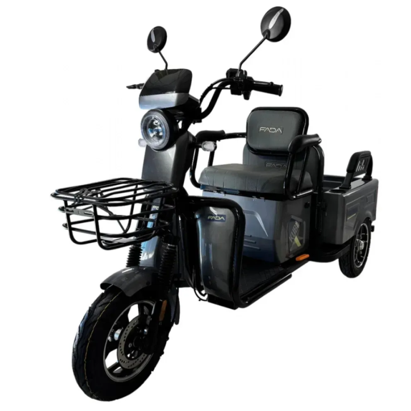 Електроскутер триколісний вантажопасажирський FADA KUBi 1000W