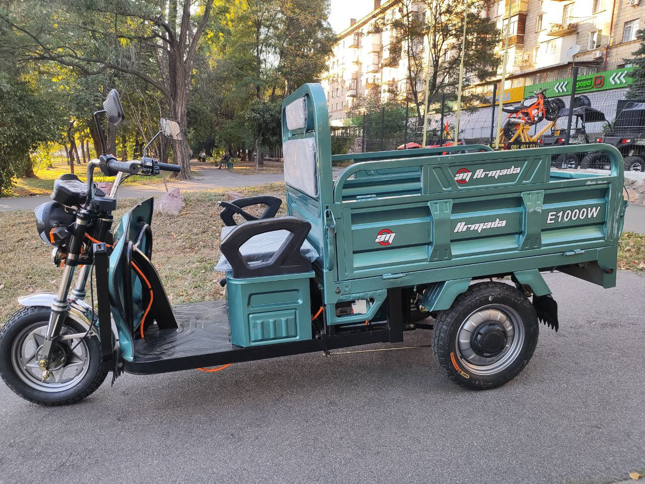 Електротрицикл вантажний Armada E1000W - Зображення 8