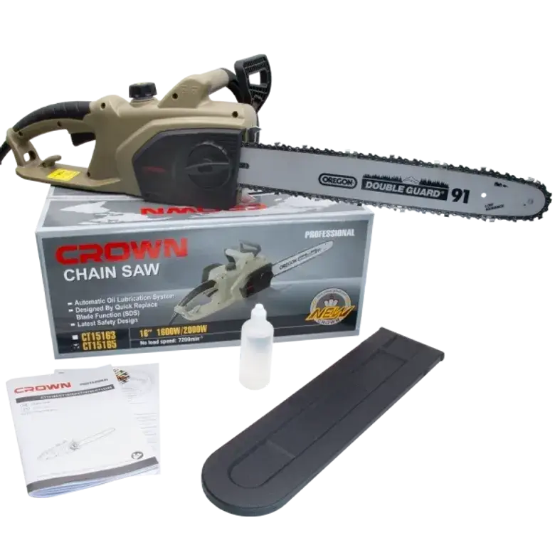 Електропила ланцюгова CROWN CT15165 - Зображення 4