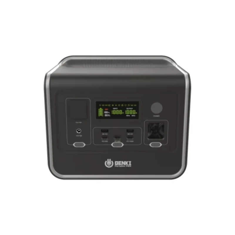 Зарядна станція універсальна GENKI GK-800 (800 W, LIFEPO4) + СОНЯЧНА ПАНЕЛЬ