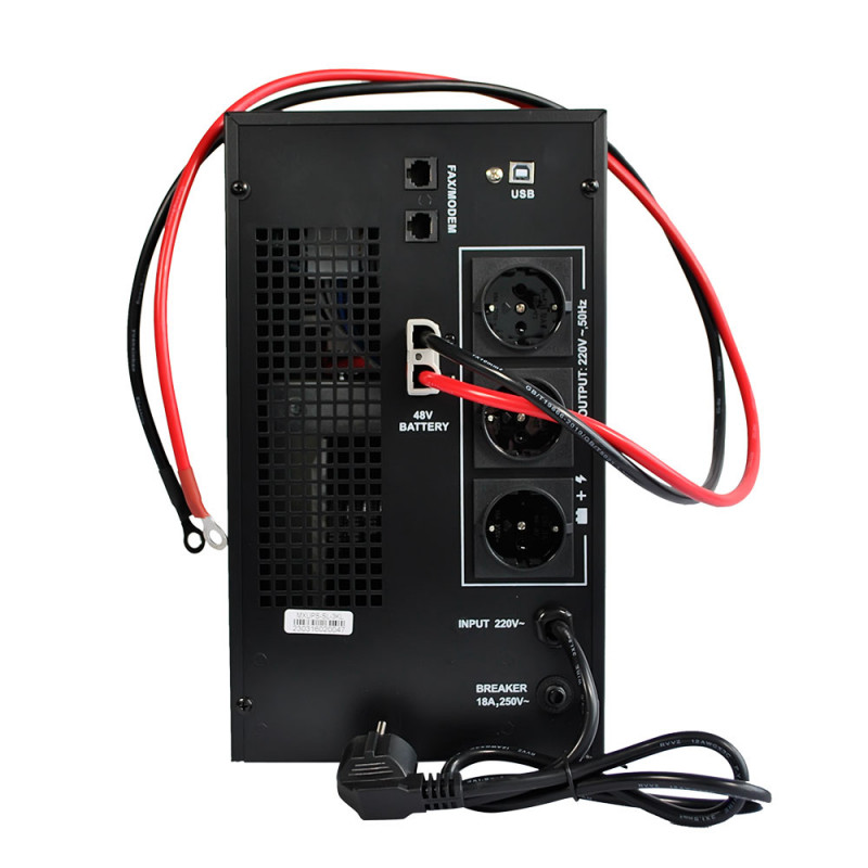 ДБЖ MAXION лінійно-інтерактивний 3000ВА/2100Вт/48В з чистою синусоїдою - Зображення 4