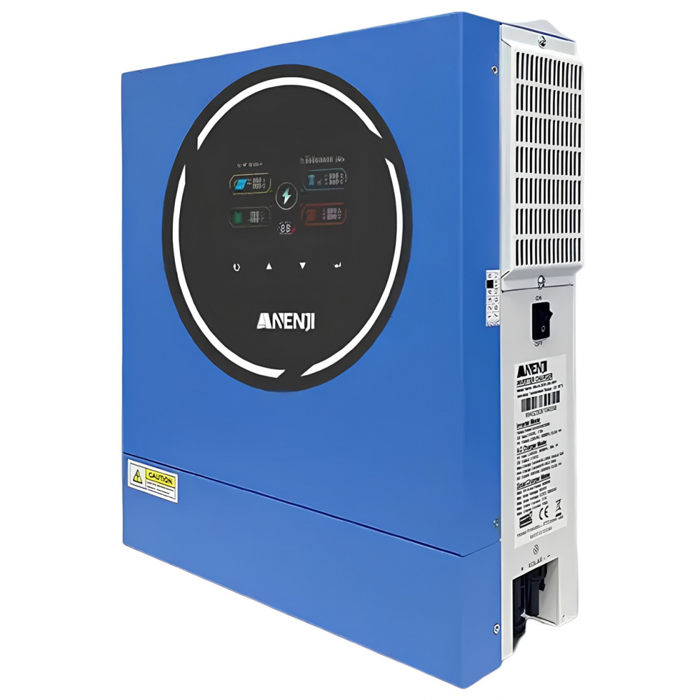 5 кВт + 5.12 кВт*г Комплект інвертор Anenji з WiFi + настінний акумулятор Daxtromn 48V/100Ah LiFePO4 для резервного живлення - Зображення 4