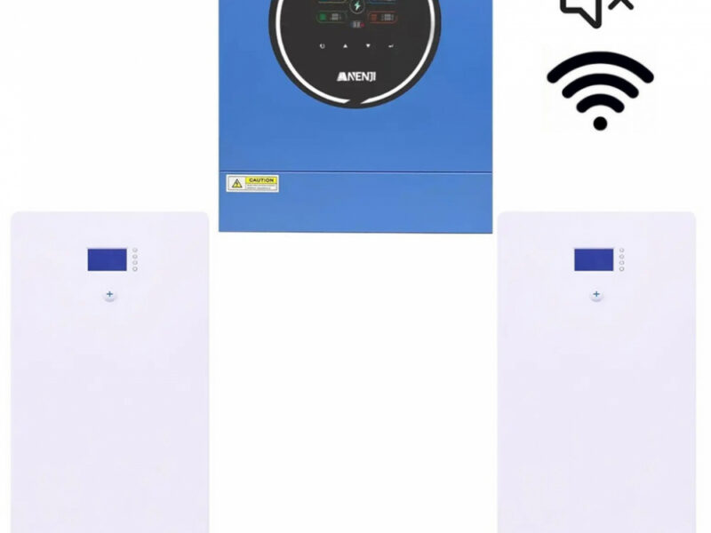 5 кВт + 10.24 кВт*г Комплект інвертор Anenji з WiFi + 2 настінних акумуляторів Daxtromn 48V/100Ah LiFePO4 для резервного живлення