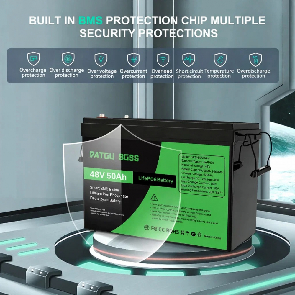 5 кВт + 2,56 кВт Комплект резервного живлення: інвертор Anenji з WiFi-модулем + акумулятор Datouboss LiFePO4 48V 50Ah - Зображення 7