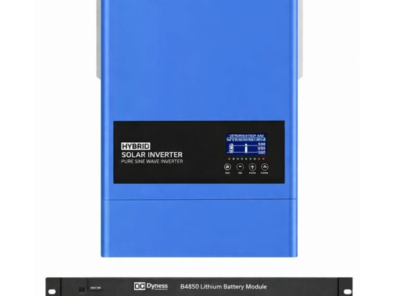 5 кВт+2.4 кВт Комплект Інвертор Anenji WiFi з низьким рівнем шуму + Акумулятор Dyness B4850, резервного живлення