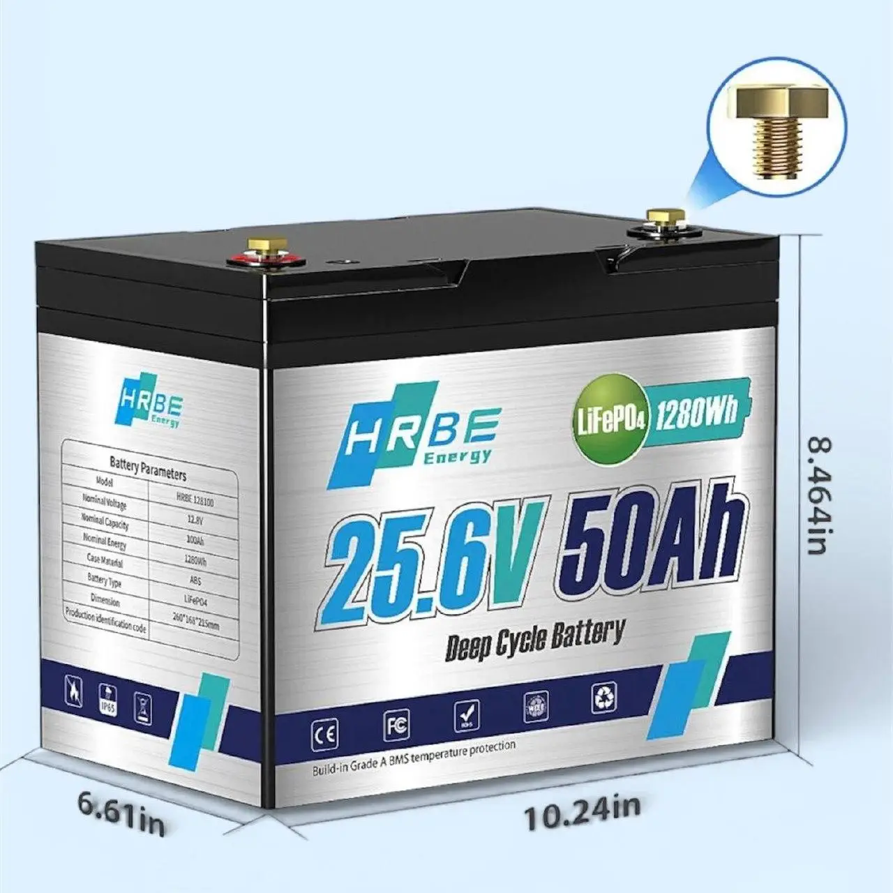 Комплект 3.0 кВт Гібридний інвертор DATOU BOSS + 1,2 кВт·год, HRBEENERGY, 24В., 50А., LiFePO4, BMS, резервне живлення - Зображення 10