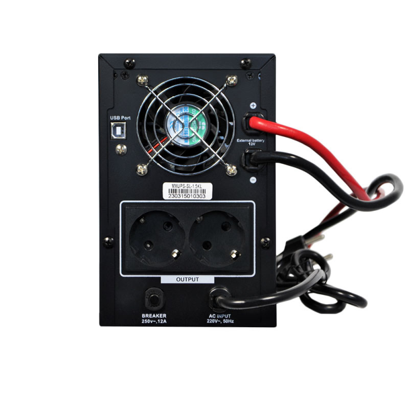 ДБЖ MAXION лінійно-інтерактивний 1000ВА/700Вт/12В з чистою синусоідою - Зображення 4