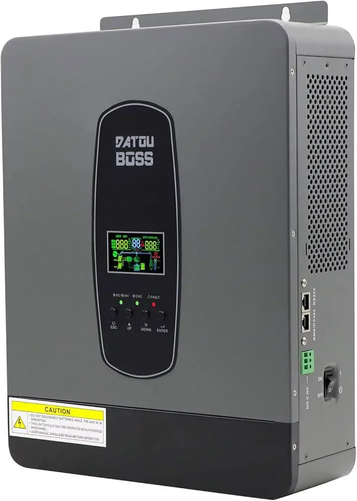 Комплект 3.0 кВт Гібридний інвертор DATOU BOSS + 1,2 кВт·год, HRBEENERGY, 24В., 50А., LiFePO4, BMS, резервне живлення - Зображення 4