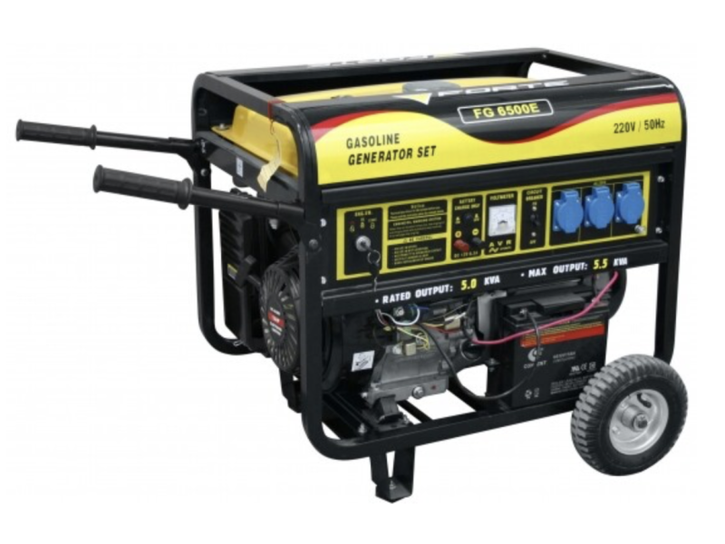 Бензиновий генератор Forte FG 6500E зі стартером