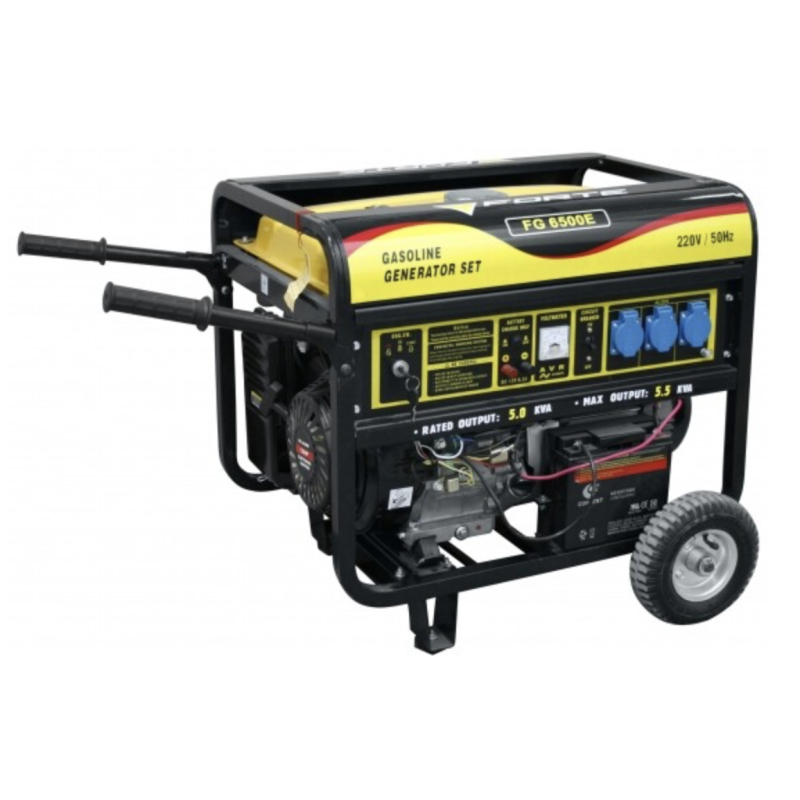 Бензиновий генератор Forte FG 6500E зі стартером